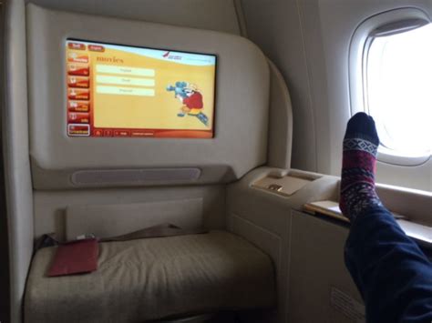 Air India First Class Report, New York JFK to Delhi, India .